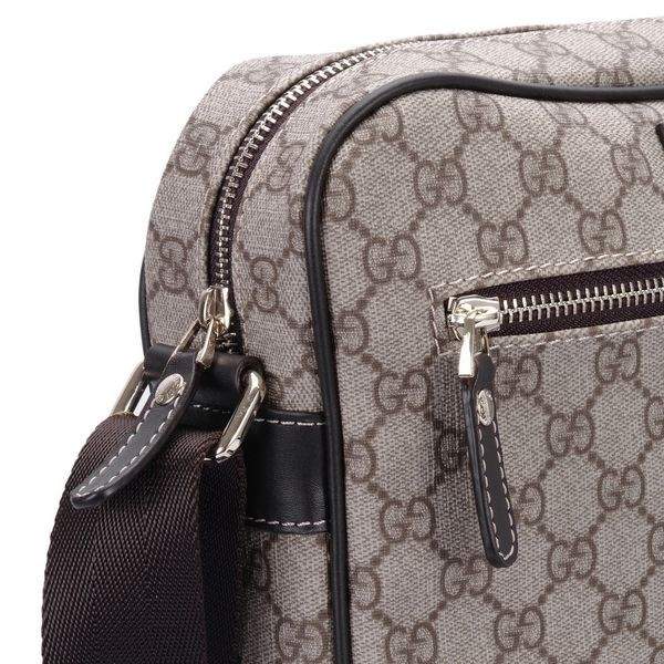 1:1 Gucci 201448 Men's Medium Shoulder Bag-Coffee Plus